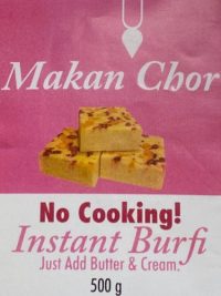 No Cooking! Instant burfi mix